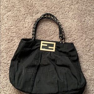 Black fendi purse